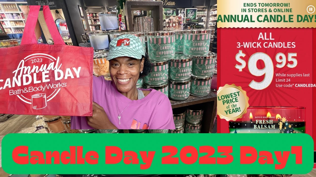 Candle Day 2023 Day 1 Haul   #vlogmasday2 #vlogmas2023