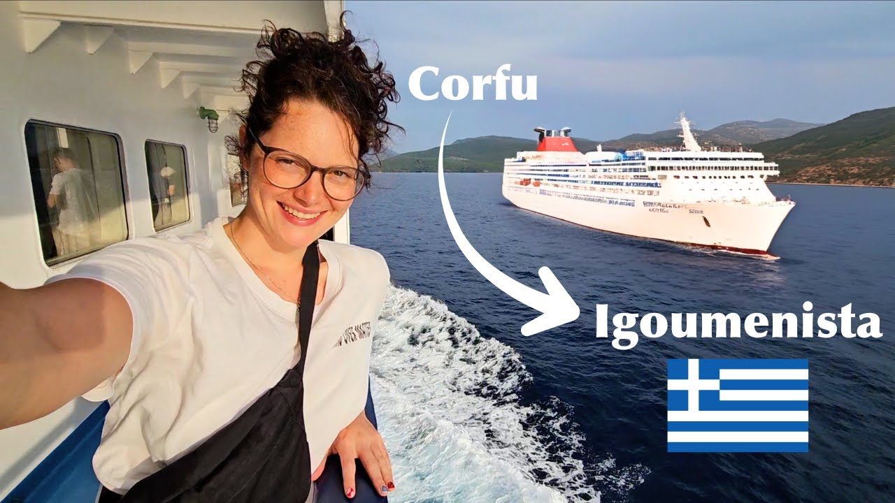 Я села на паром Kerkyra Lines с Корфу в Игуменисту 🇬🇷