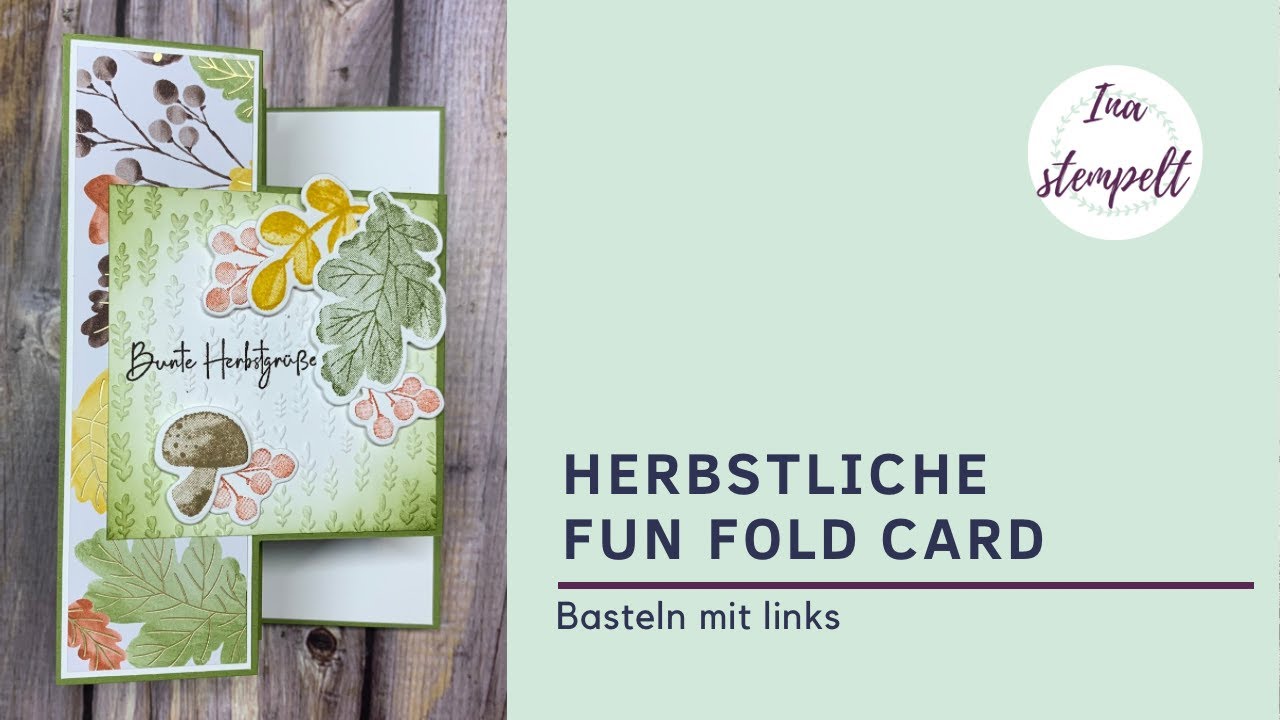 Herbstliche Funfoldcard | Anleitung | Stampin'Up!