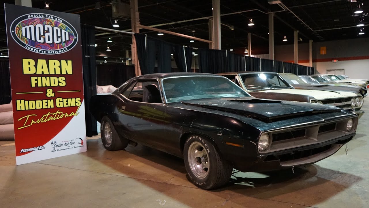 Muscle Car and Corvette Nationals Barn Finds and Hidden Gems Display 2022
