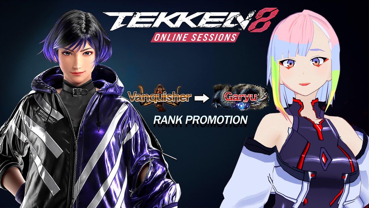 TEKKEN 8 My Reina Rank Promotion Match Compilation from Vanquisher to Garyu