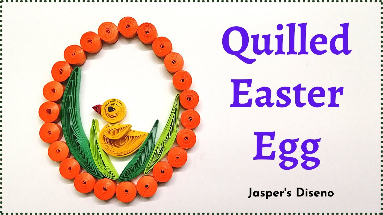 Quilled Easter Egg | Easter Special | DIY Easter Special Decoration | Easy Step-by-Step Tutorial