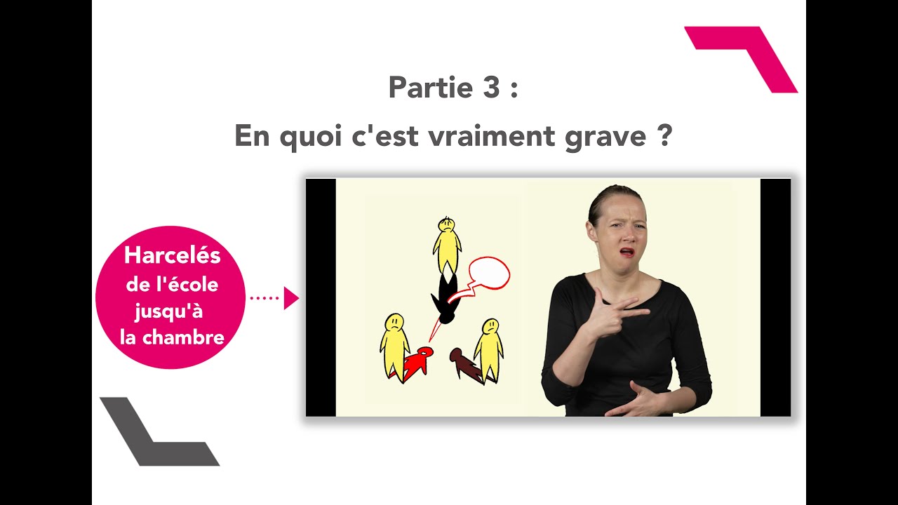 Harcelés de l'école jusqu'à la chambre - Partie 3 : En quoi c'est vraiment grave ?