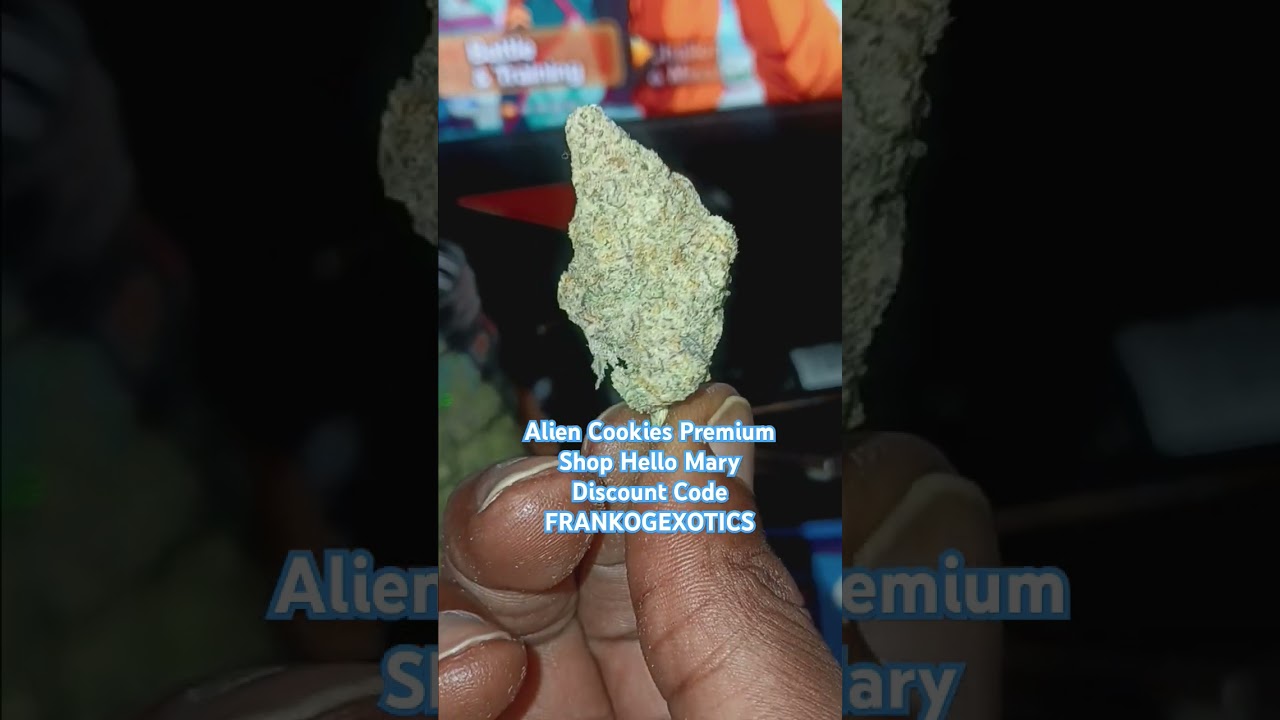 Alien Cookies Premium from SHOP HELLO MARY DISCOUNT CODE FRANKOGEXOTICS #cannabiseducation #thca