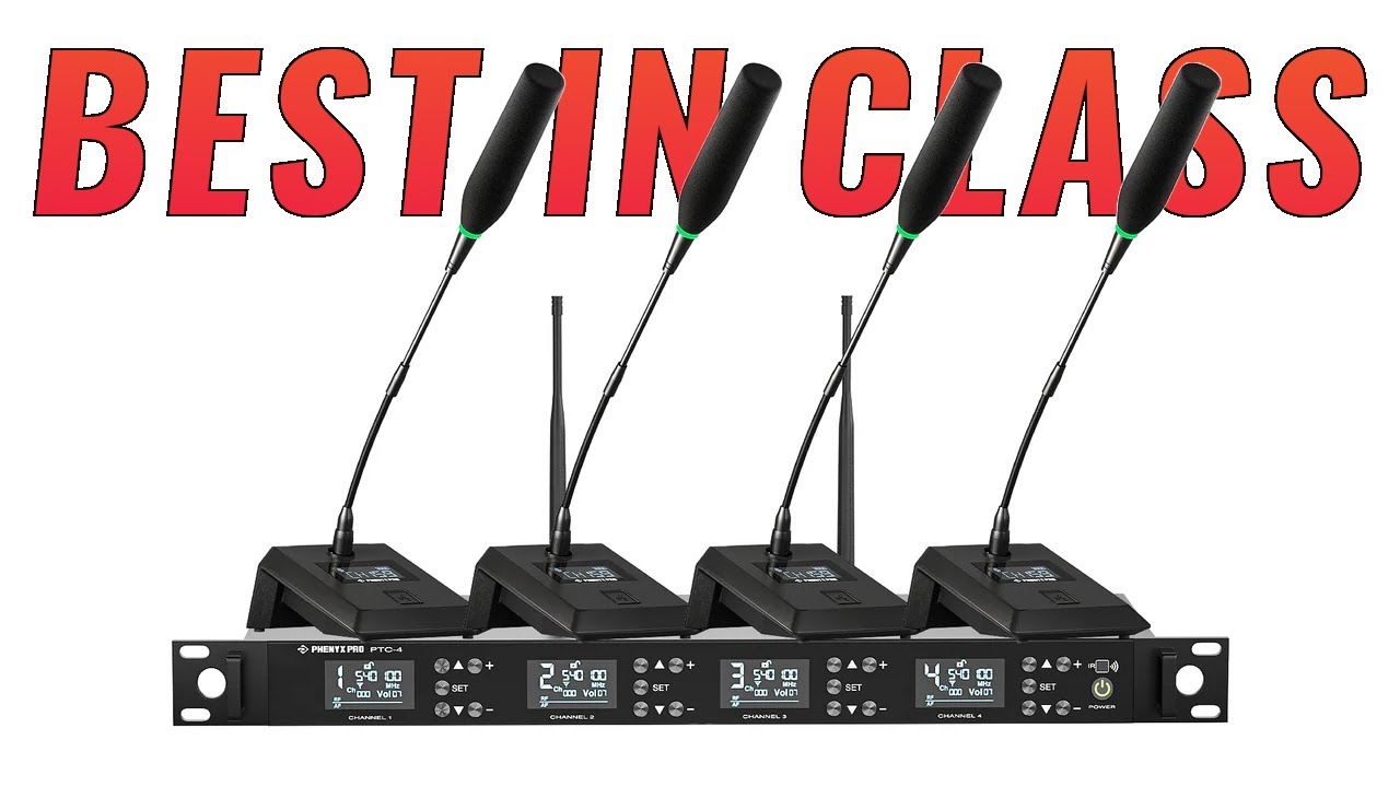 Phenyx Pro PTC-4 Wireless Conference Microphone System by @Phenyx Pro Official