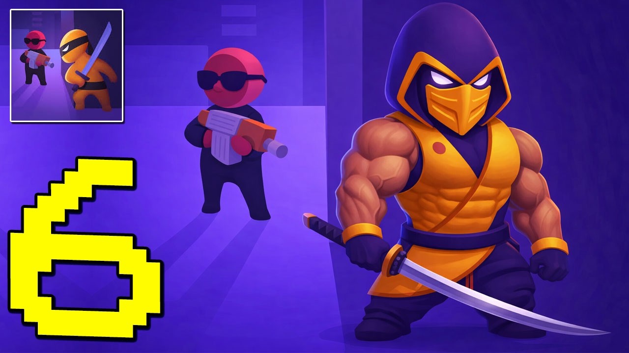 Stealth Master: Assassin Ninja - Gameplay Walkthrough Part 6 - Shooting , Ninja Killer (Android,iOS)