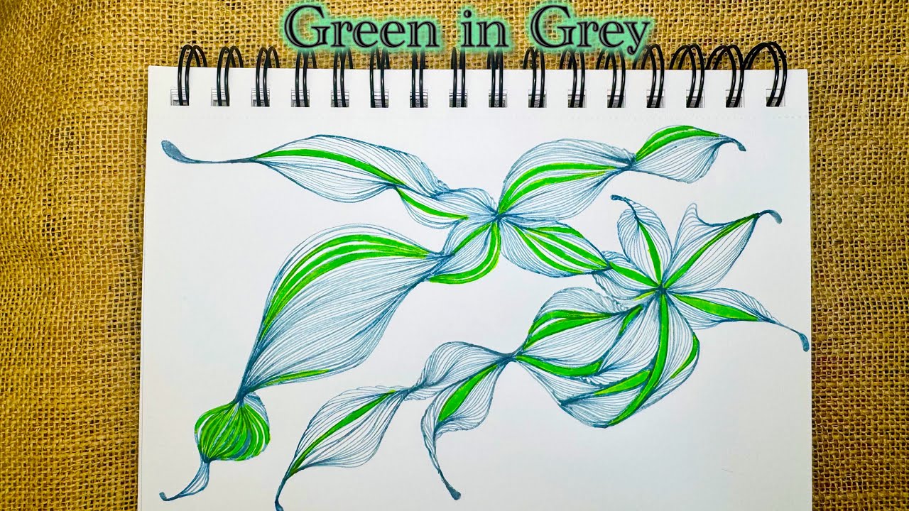 🩶 Grey Lines 💚 Green Fills @_lazybliss_ 
