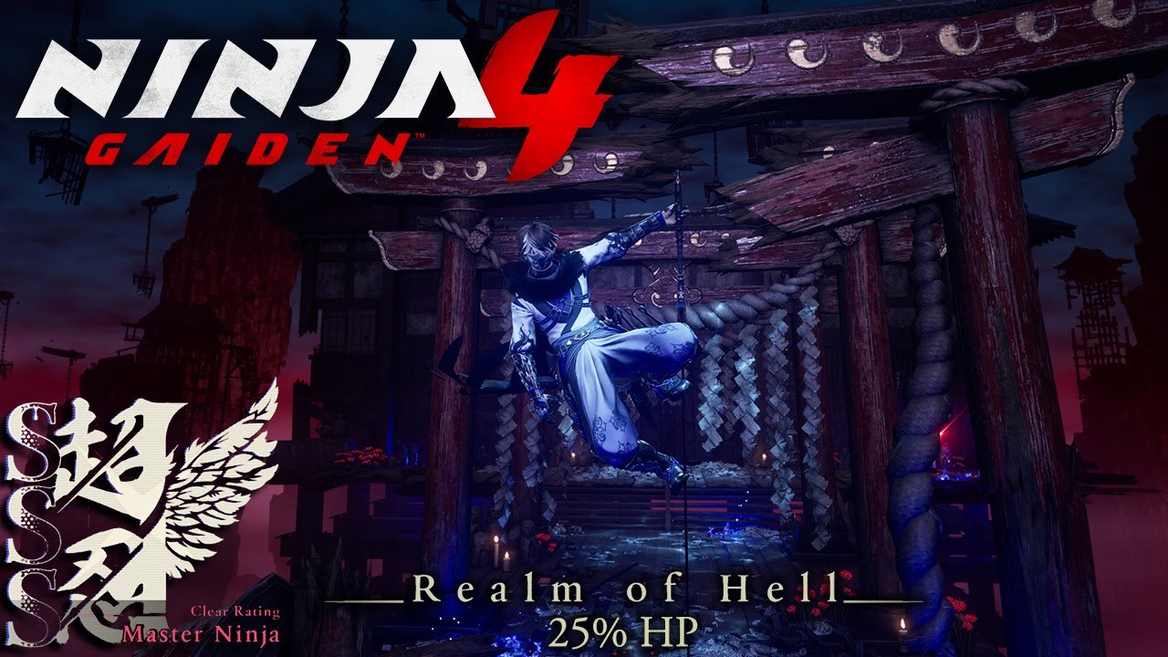 NINJA GAIDEN 4 - All Purgatories, 25% HP (SSS Rank)
