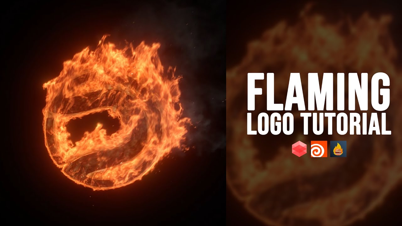 Flaming Logo | Houdini Tutorial
