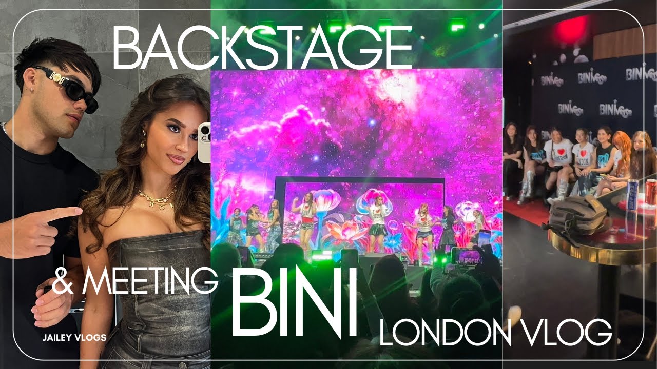 WE MET BINI BACKSTAGE!! Bailey May & Jenny London Concert Guest List |  Nightmare Hotel & Road Trip