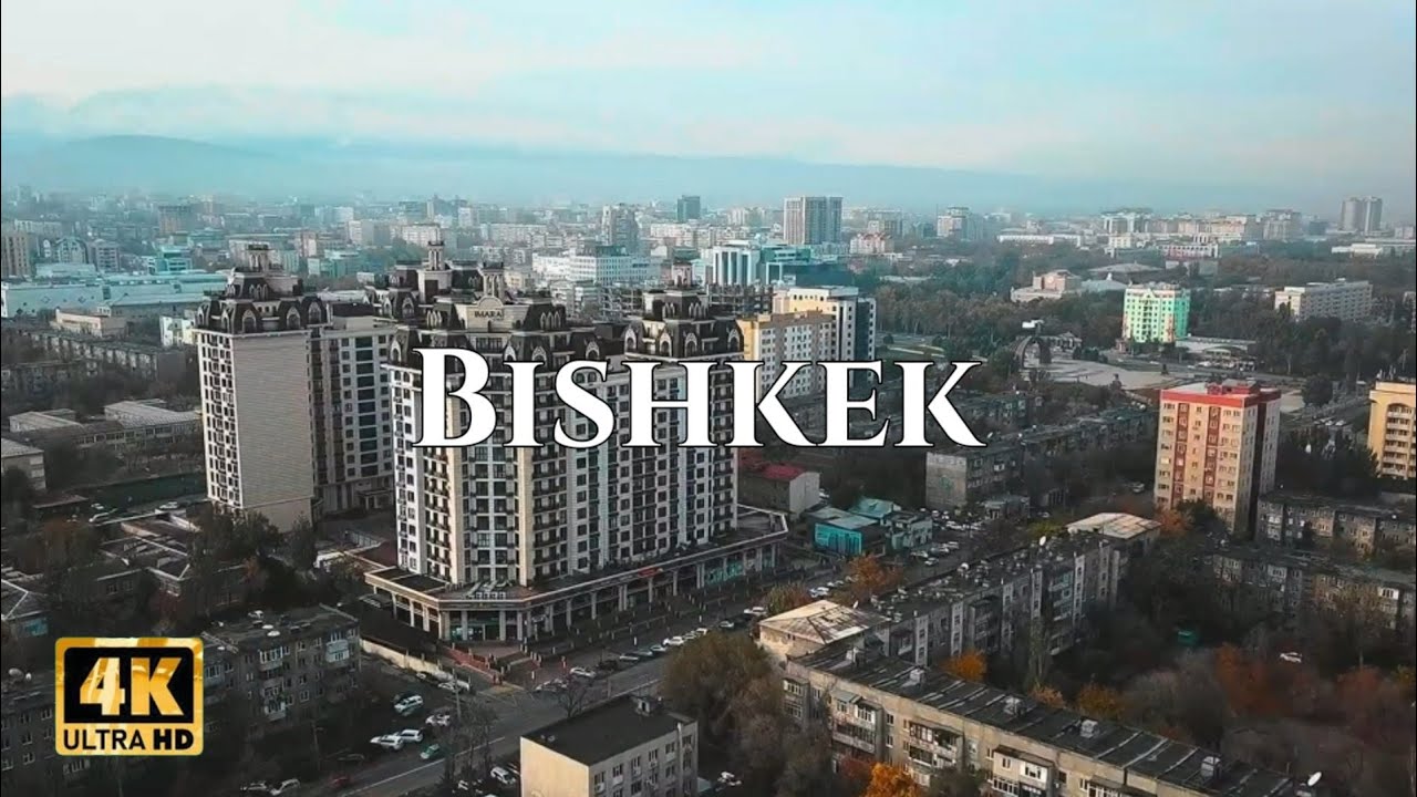 Bishkek, Capital of Kyrgyzstan 🇰🇬 By Drone Footage #bishkek #kyrgyzstan #asia