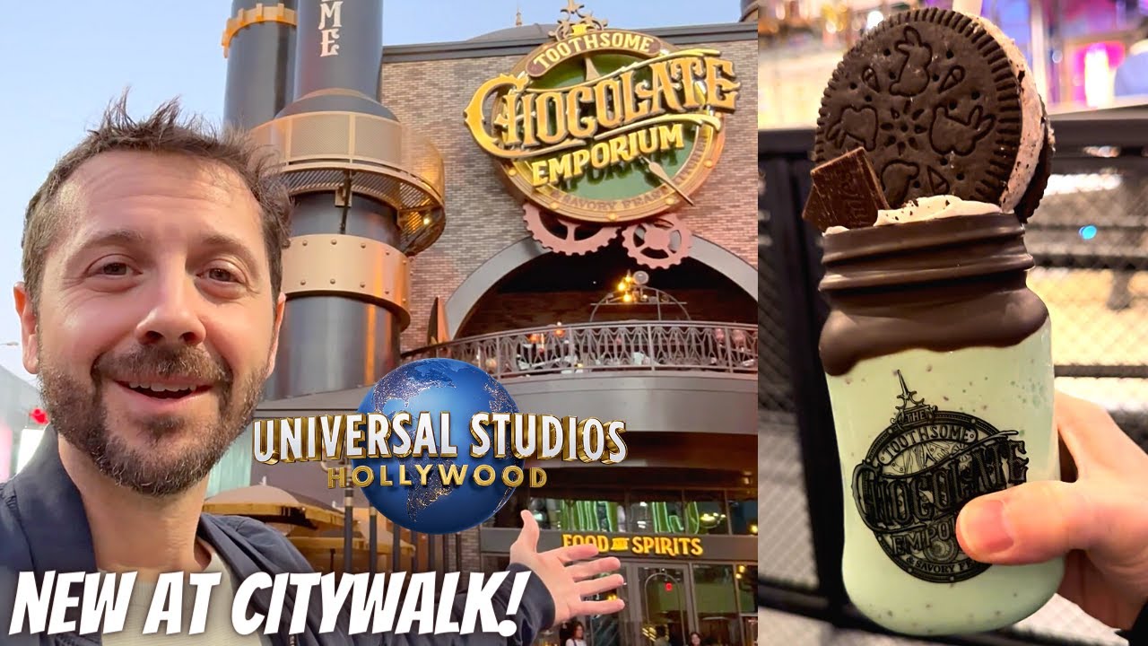 A Sweet Evening at Toothsome Chocolate Emporium at Universal Studios Hollywood CityWalk!