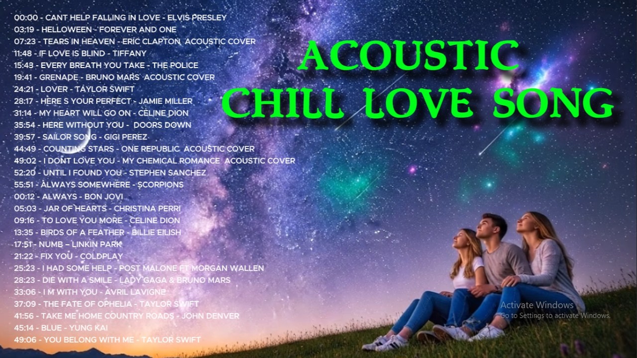 Chill Acoustic Songs Music Playlist 2026 🎶💖