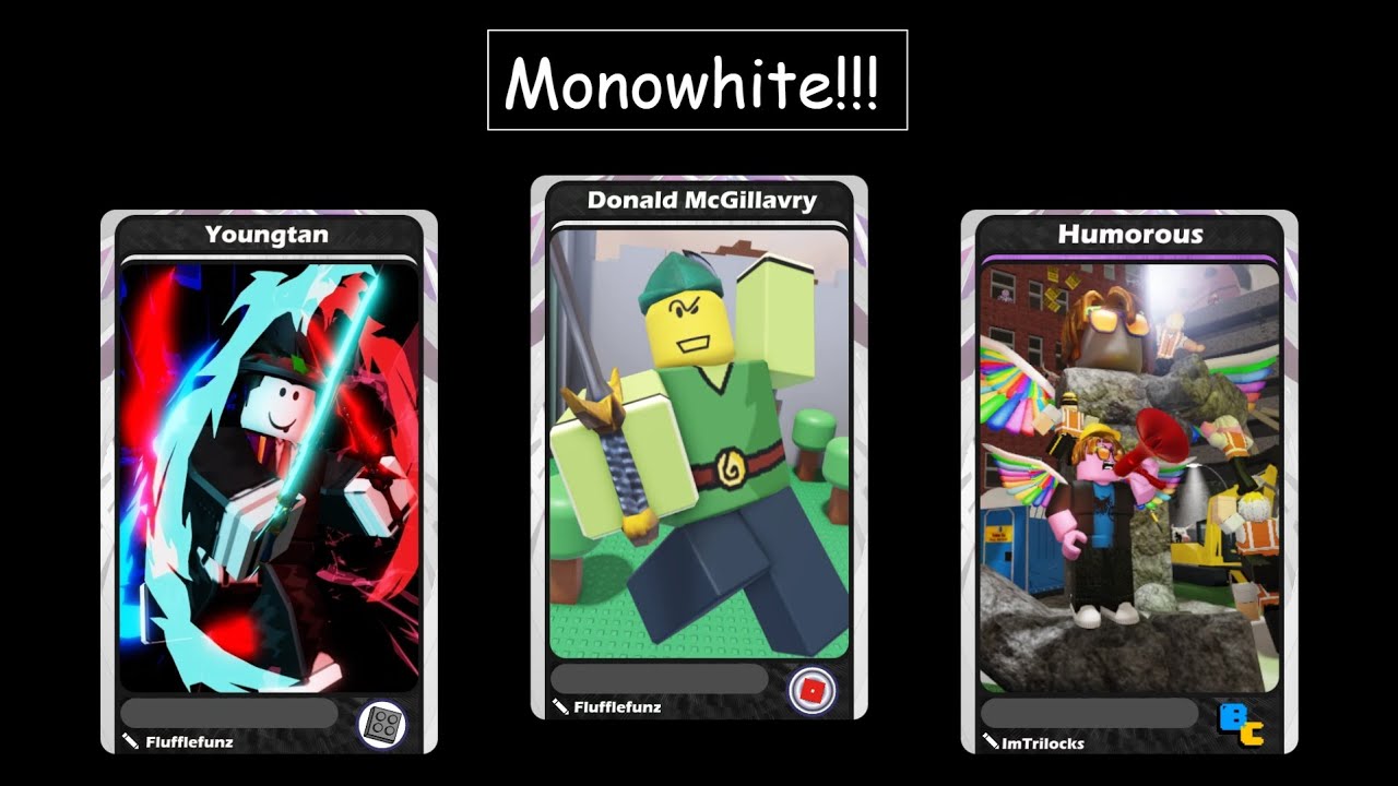Blox Cards: Monowhite