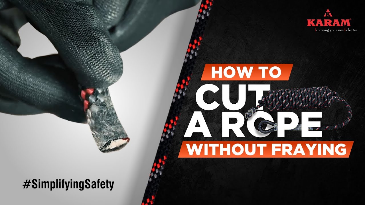 How To Cut A Rope Correctly | Cutting A Rope Without Fraying