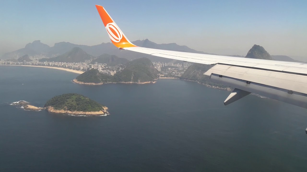 Llegando a RIO desde el aire ..