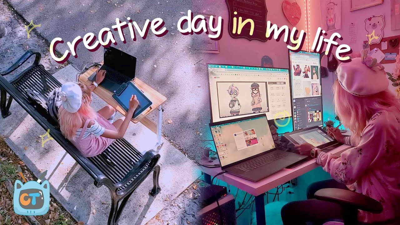 Creating Pro Art on the go 🥕 A creative day in my life🌱