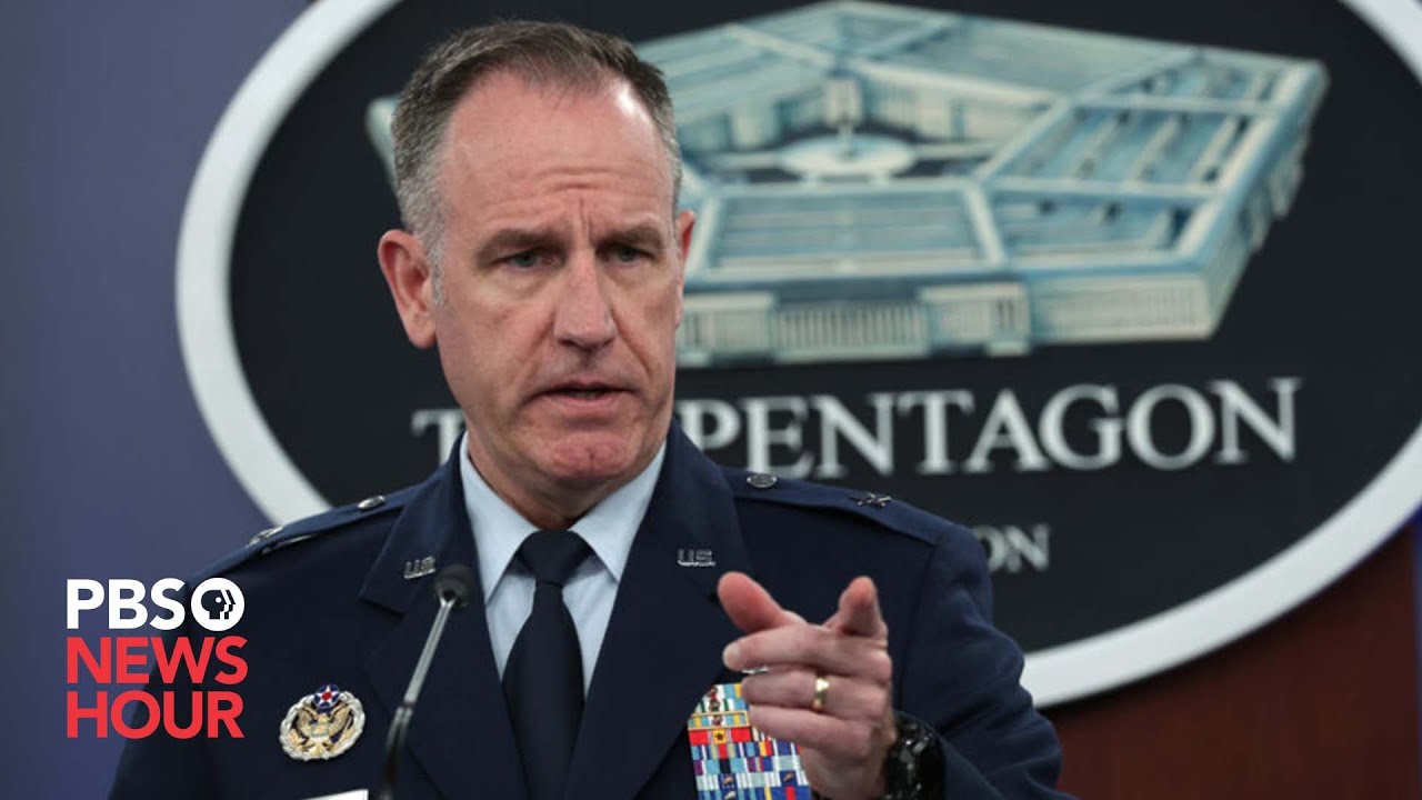 WATCH: Pentagon gives news briefing after U.S. launches airstrikes in Syria