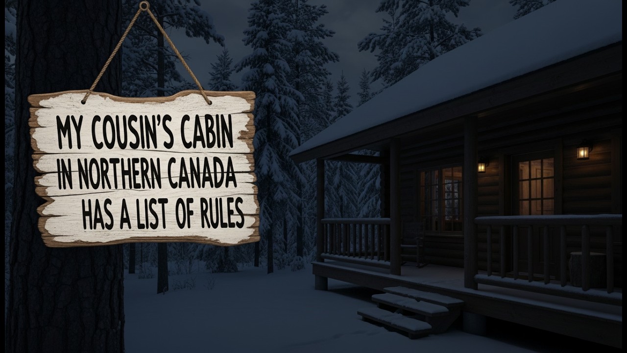 My Cousin's Cabin in Northern Canada Has a List of Rules #ScaryStories #CreepyTales