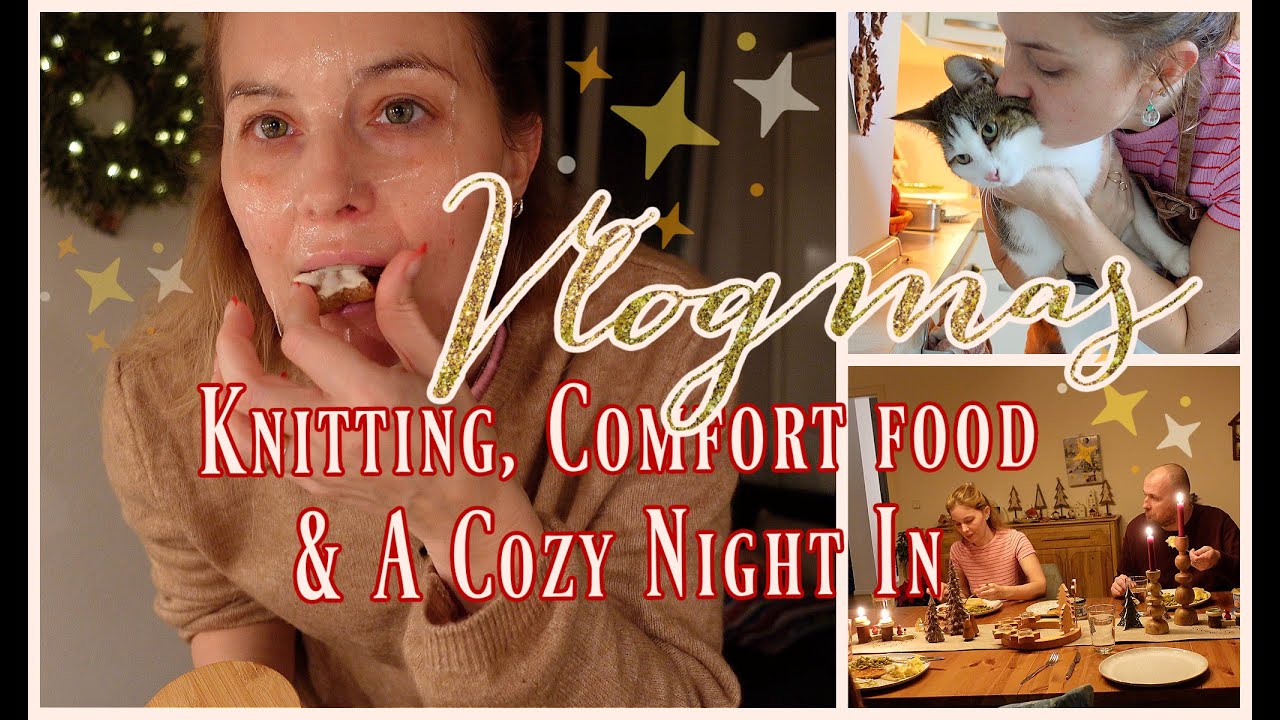 VLOGMAS DAY 12 | Final Boucle Blanket Colorway + Comfort Food & December Reads 🎄✨