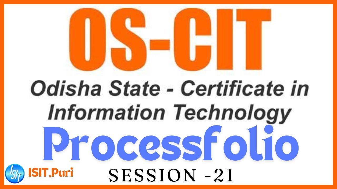 Session 21 | Process Folio|2024 New Syllabus| OS-CIT