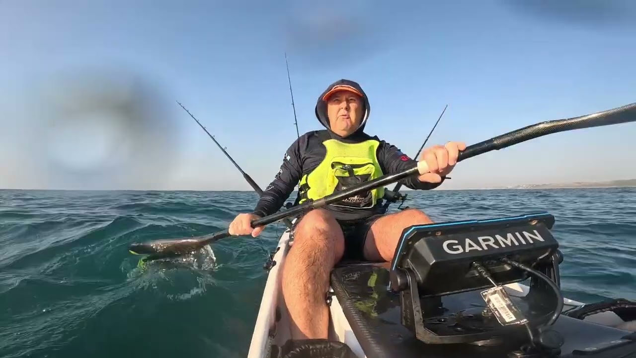Yellowfin tuna Kayak fishing KZN South Africa