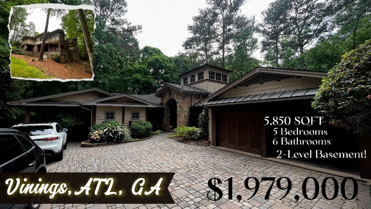 A Look Inside of this Gorgeous, Million-Dollar Mansion with 2 Basements! For Sale & Rent - Atlanta