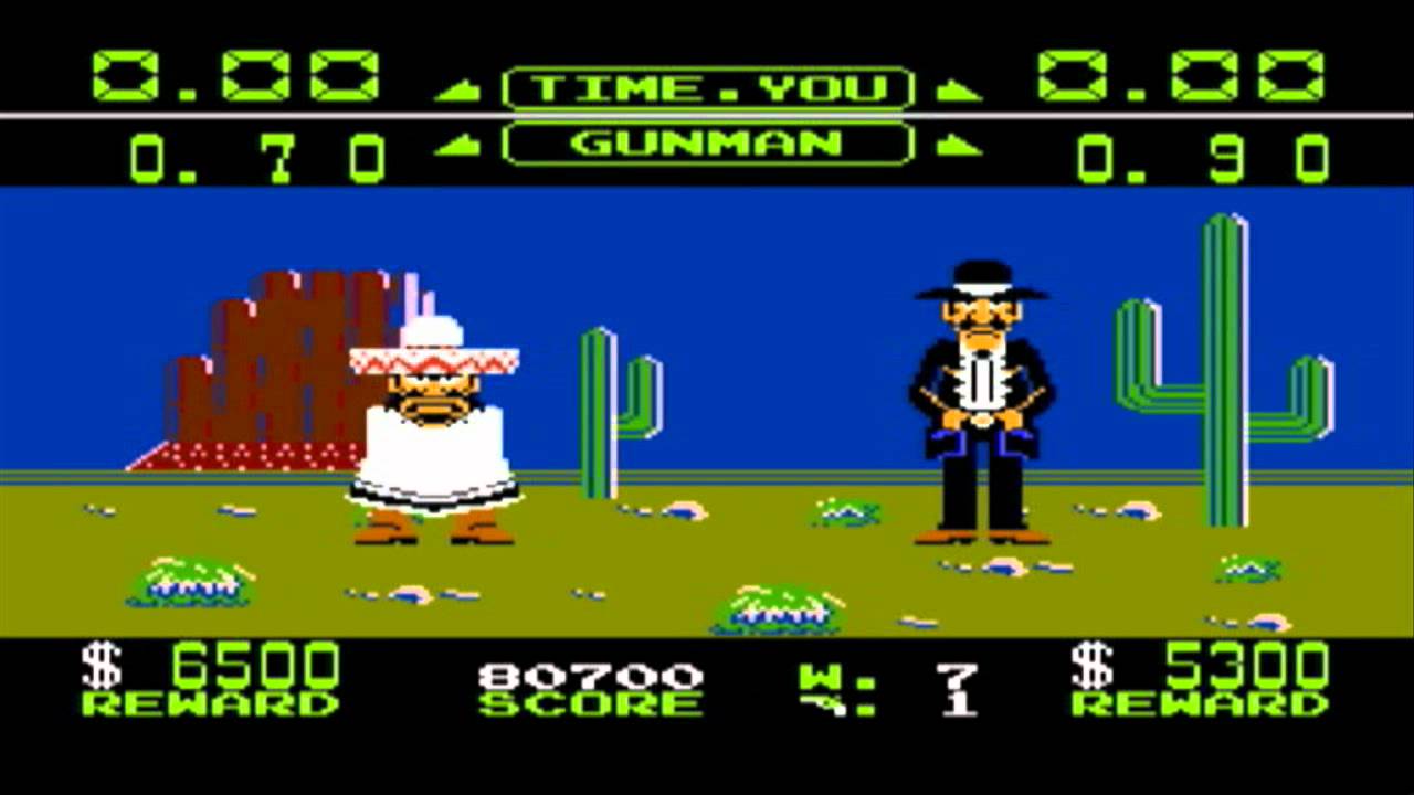 NES / PEGASUS- Wild Gunman-Gameplay