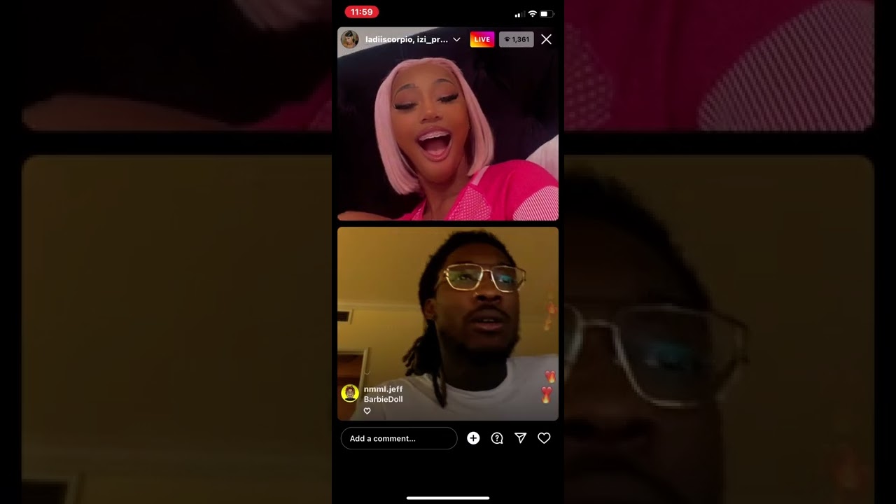 ladiiscorpio on Instagram live