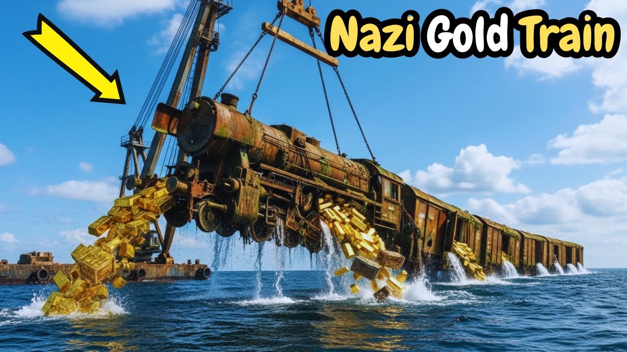Crazy Restoration 300 Tons of Nazi Gold Train Abandoned 80 Years Underwater &ndash; FULL ASMR Rebuild!