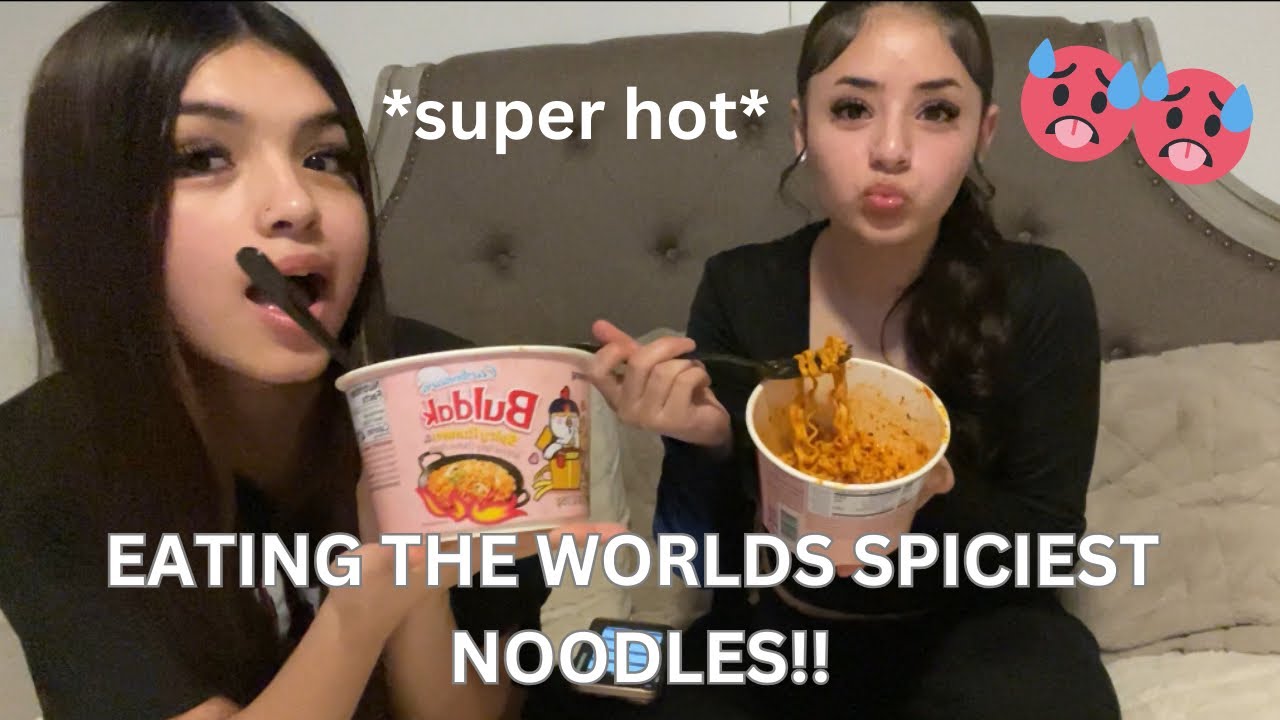 Eating the worlds SPICIEST noodles challenge *extreme*