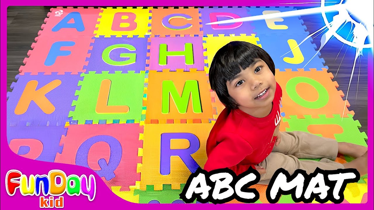 ABC MAT | Alphabet MAT | ABC Songs | Alphabet Songs | Nursery Rhymes | Phonics Songs  - FunDay Kid