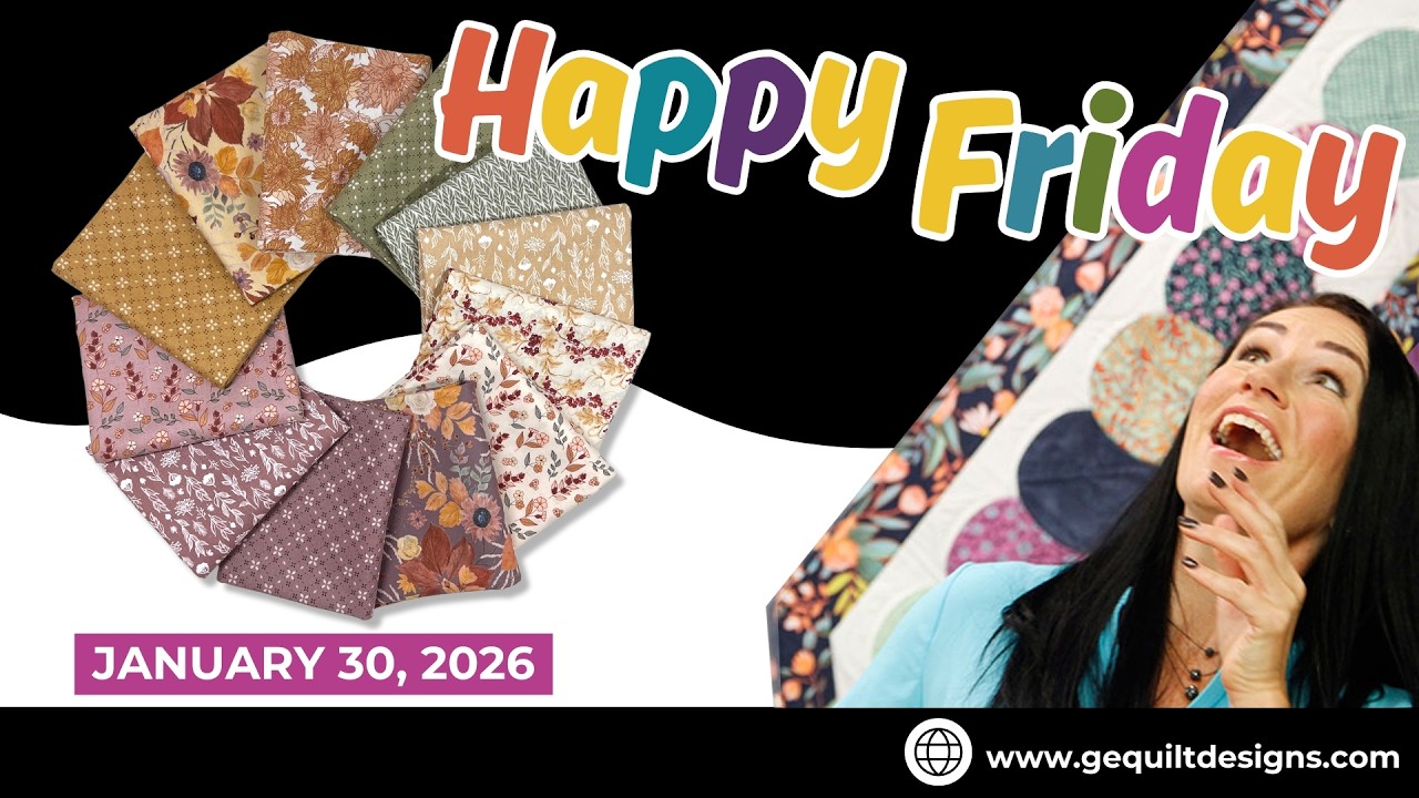 Happy Friday January 30, 2026 Come join us for Bundle Club Reveal and Fun Fabric.