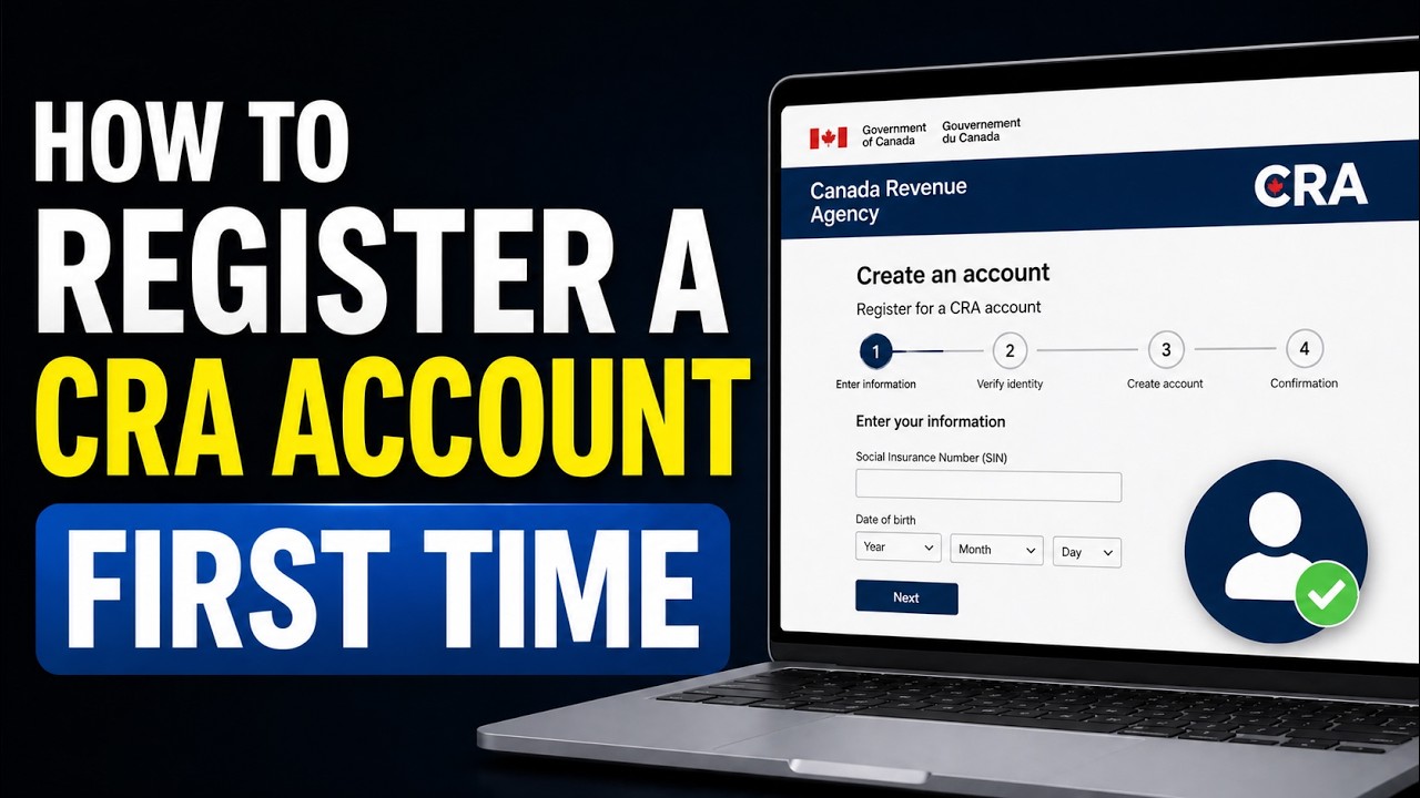 How to register a CRA Account your first time | CRA My Account Registration| Set up Your CRA Account