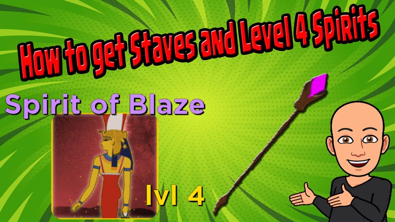 How to get Staves, Level 4 Spirits and Other Equipment  | Giant Simulator | Roblox