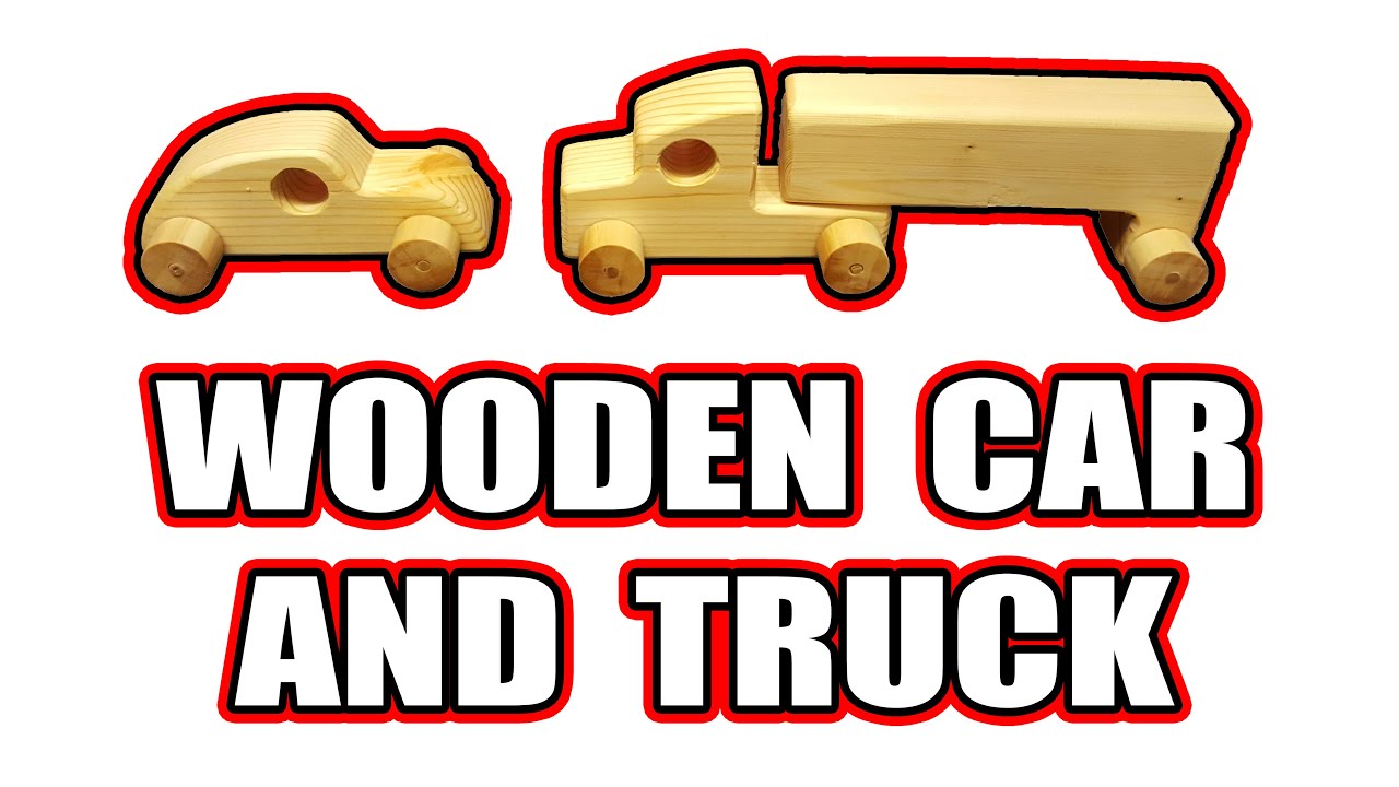 DIY Wooden Car and Truck Toys - Free Plans!