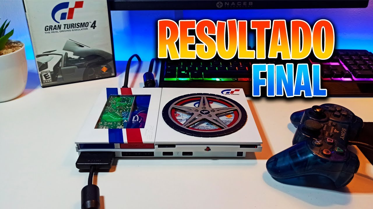 Mod. PS2 Slim, increible resultado / Restauracion y modificacion Ps2 slim.