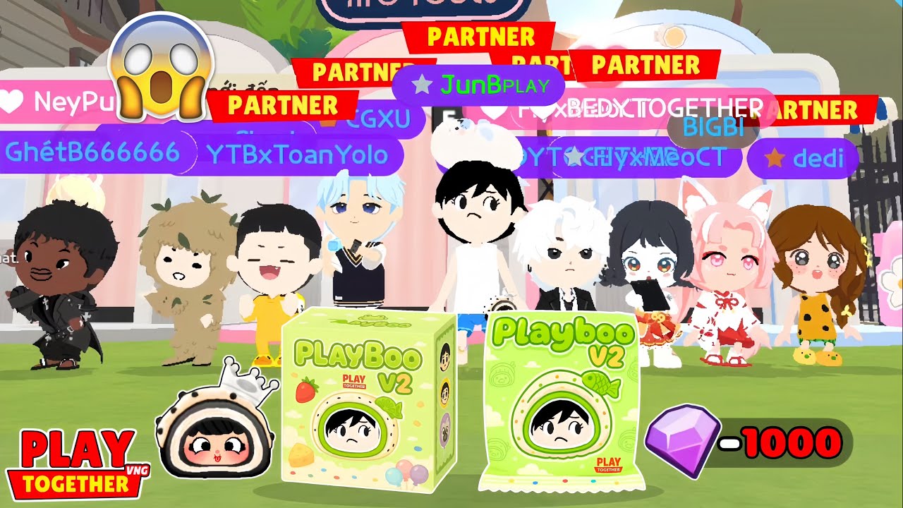 Play Together | Mình Đã Phá Sản Dùng 1000.KC Mời TEAM Bốc Thăm PlayBoo V2 Và Cái Kết