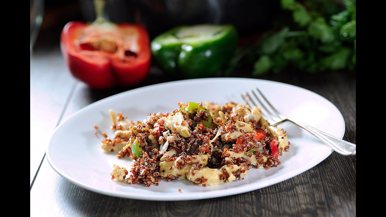 Pollo con quinoa - Receta ligera de Cocina al Natural