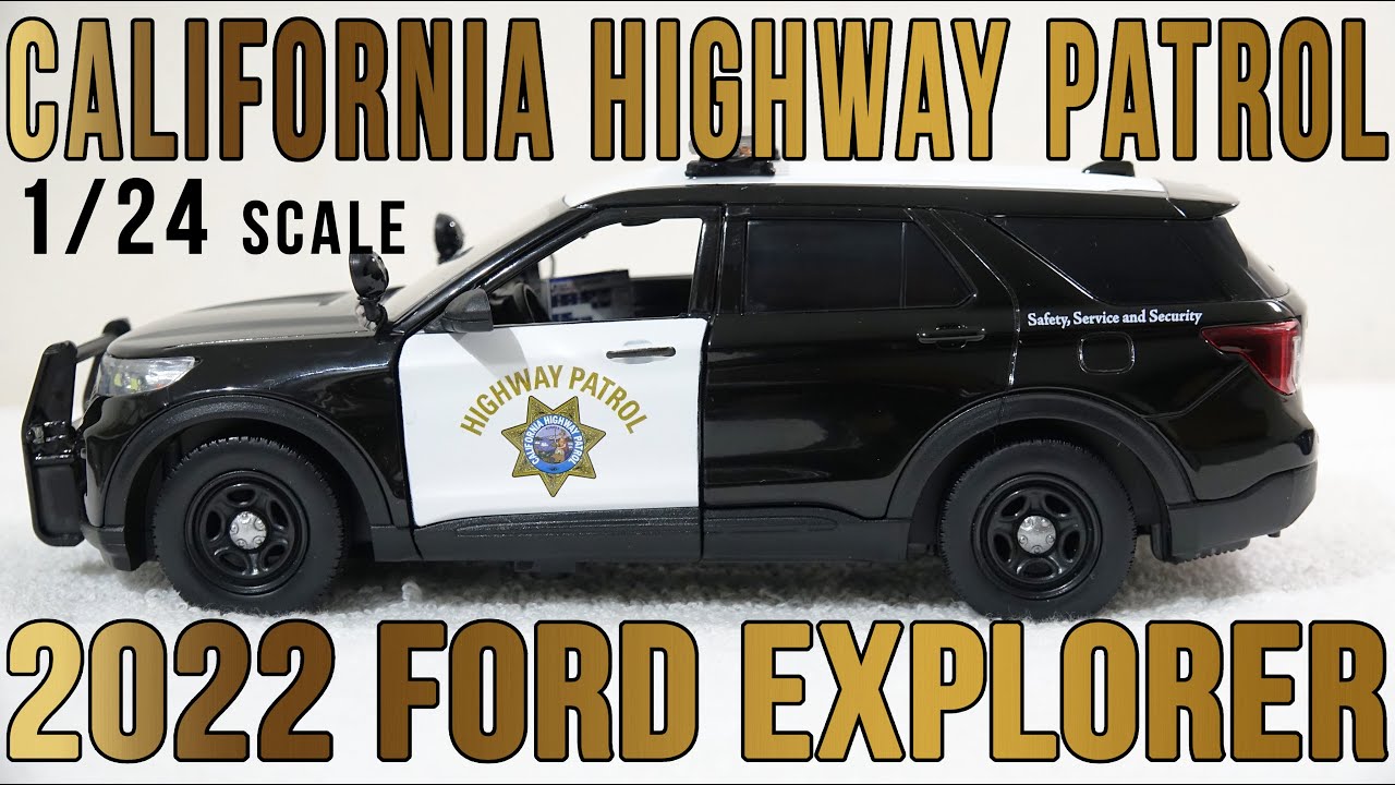 1/24 scale California Highway Patrol 2022 Ford Explorer