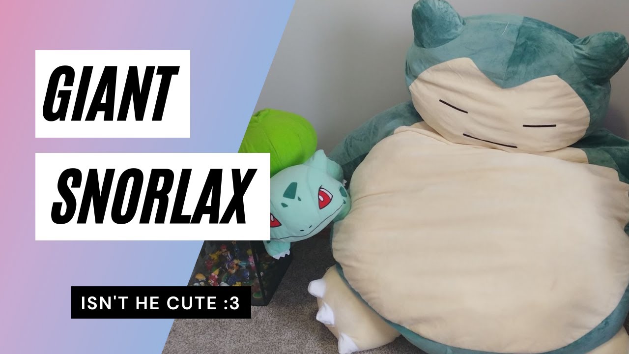 I made a giant Snorlax.