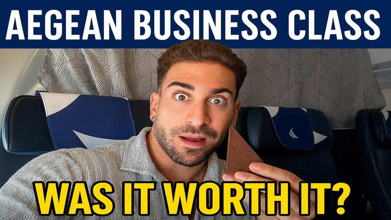 Rating My Business Class Flight with Aegean Airlines | Honest Review!