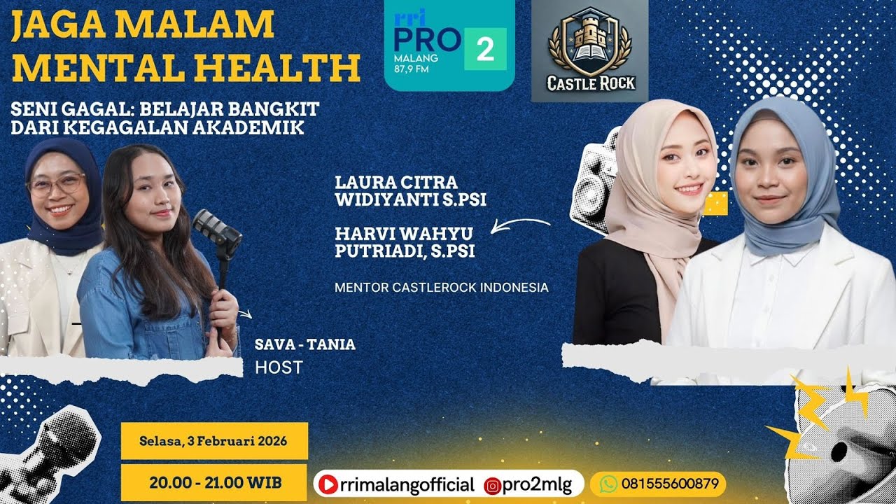 Jaga Malam Mental Health - Seni Gagal: Belajar Bangkit Dari Kegagalan Akademik