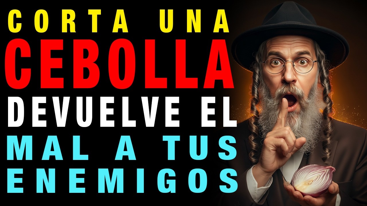 El Poder de la CEBOLLA para BLOQUEAR a tus ENEMIGOS | Sabiduría Judía