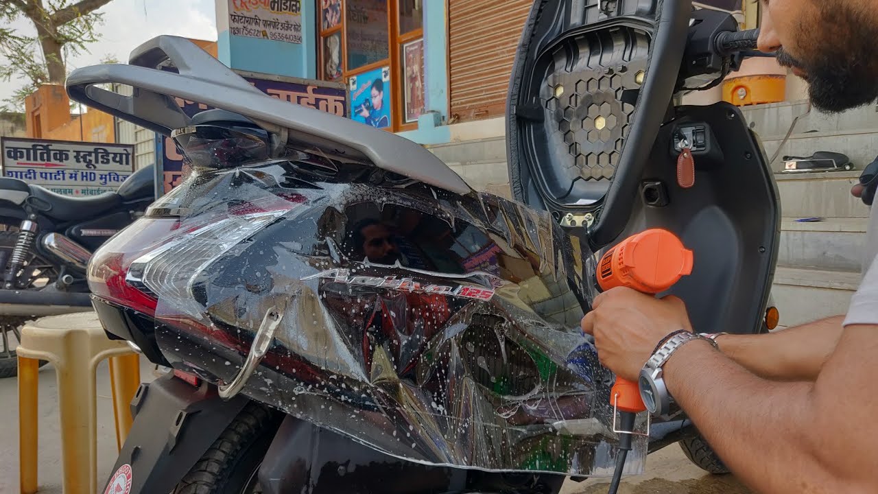 Honda Activa 125cc Lamination | PPF Installation | Activa Modification | Vwraps Sikar |