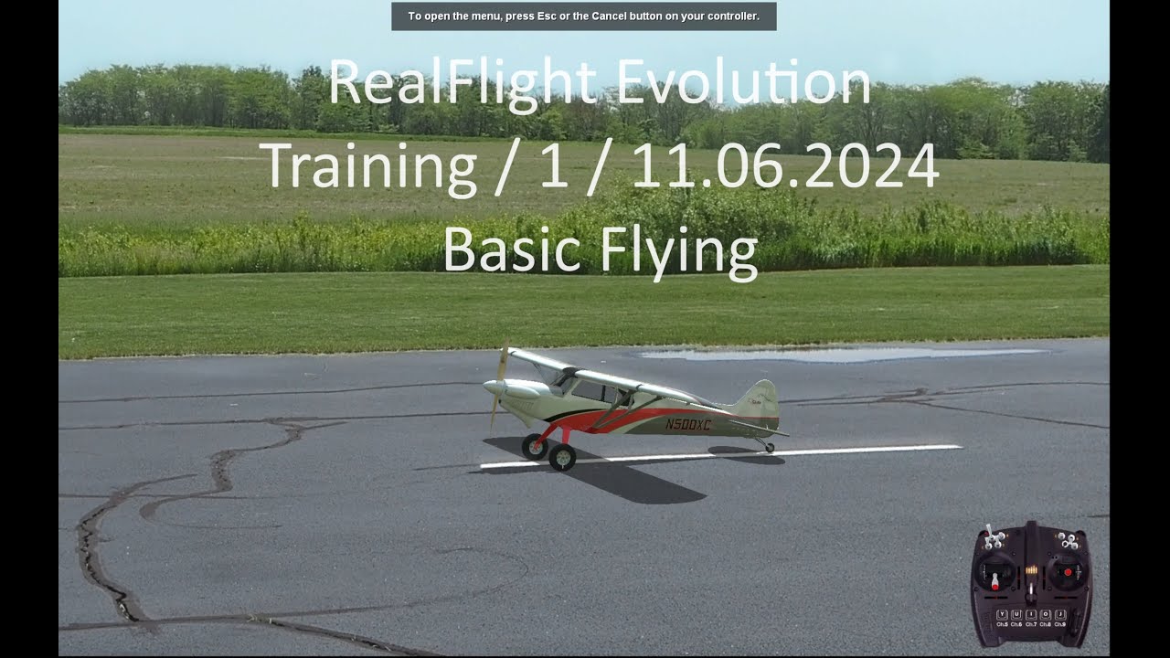 RealFlight Evolution Training / 1 / 11.06.2024 / Basic Flying