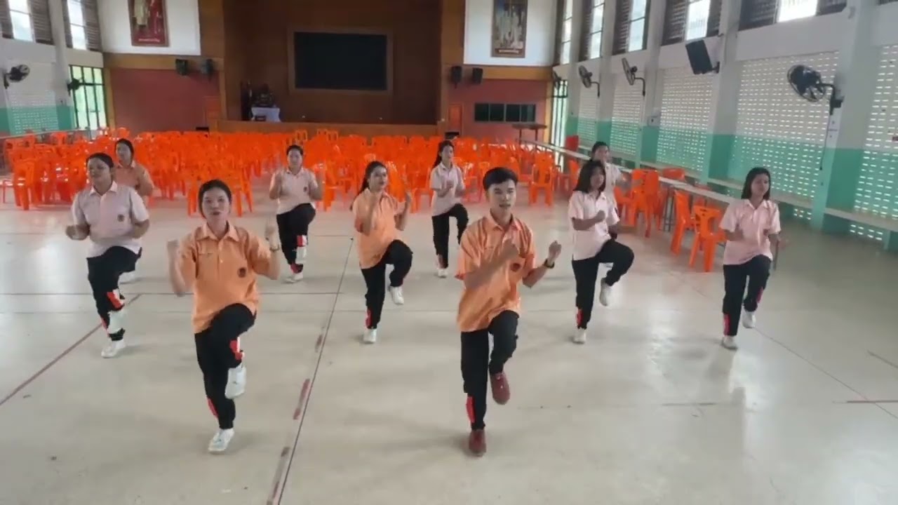 ท่าเต้นแอโรบิก รายวิชาสุขศึกษาและพลศึกษา โรงเรียนทุ่งสงวิทยา