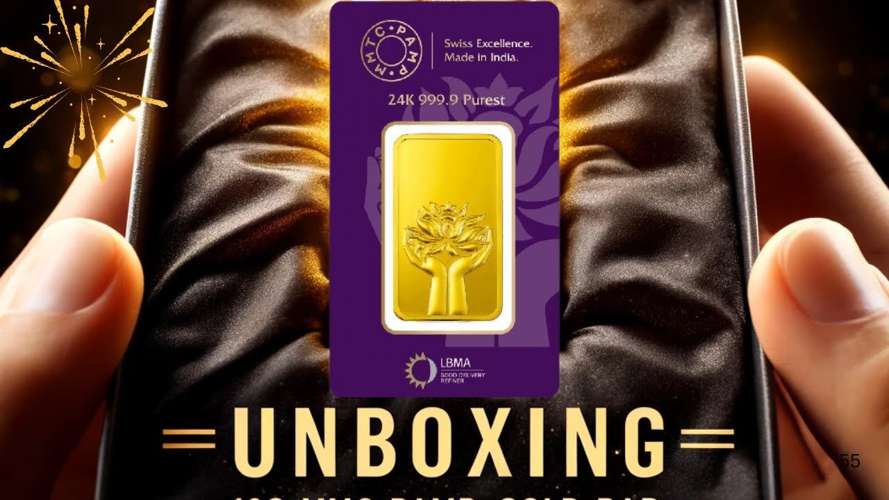 MMTC-PAMP 24K Gold Bar Unboxing(See why It's Worth the money!)