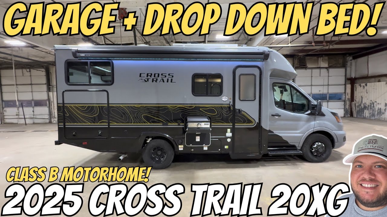 2025 Cross Trail 20XG | GARAGE & DROP DOWN BED Class B!?