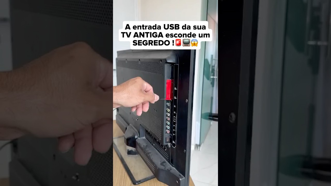 tem uma TV antiga com entrada USB? Ent&atilde;o transforme ela em smart! #dicas #celular #tv #smart #viral